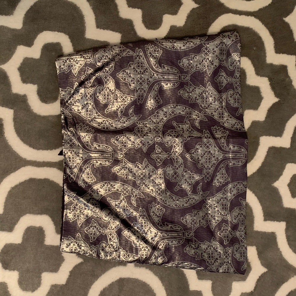 Silver skirt. H&M size 12